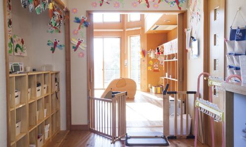 アンテレ保育園の園のエントランス