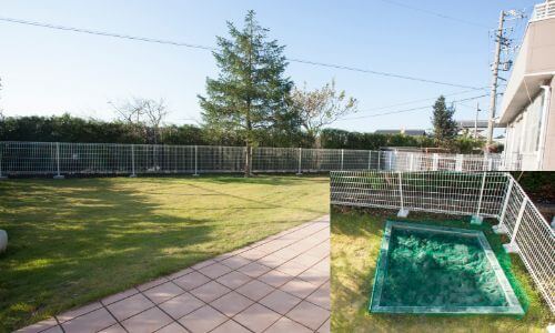 アンテレ保育園の園庭